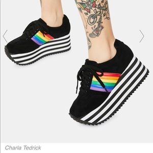 ISO Dolls Kill Charla Tedrick platform sneakers